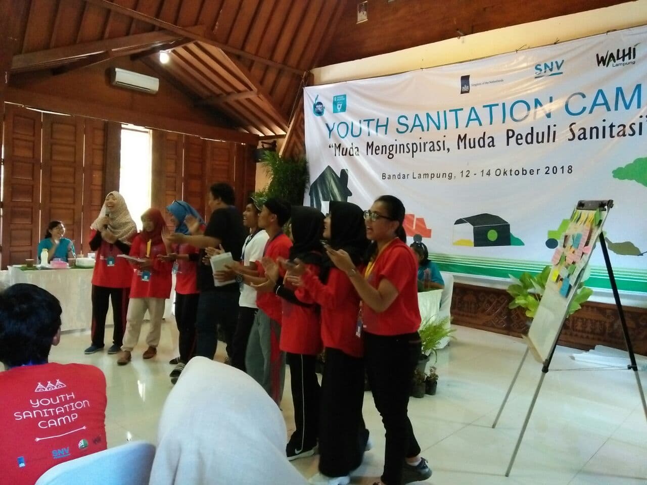 Peserta Youth Sanitation Camp Ajak Peduli Sanitas Aman di Provinsi Lampung