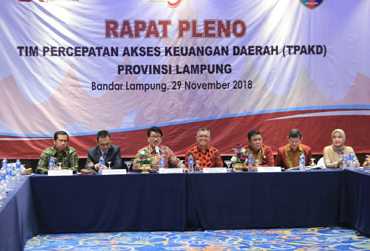 Dorong Pertumbuhan, Pemprov Lampung Minta Kabupaten/Kota Bentuk TPKAD