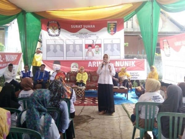Kenalkan 9 Program Utama di Tanjungkarang Barat, Riana Sari Ajak Warga Pilih Arinal &#8211; Nunik