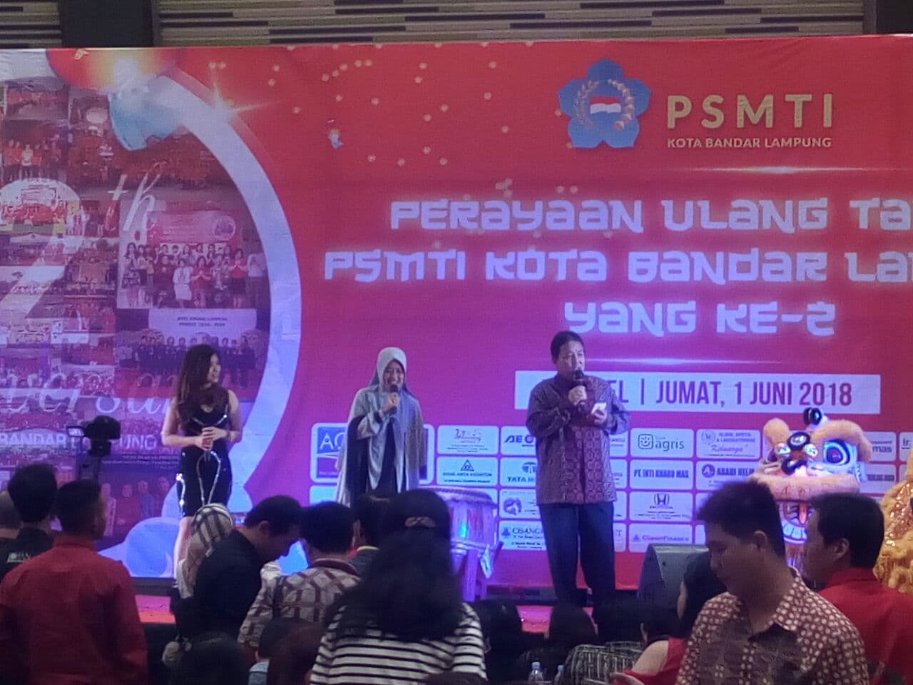 Arinal &#8211; Nunik Hadiri Hadiri HUT PSMTI ke 2