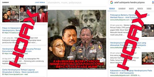 Polri Usut Penyebar Hoax &#8216;Hendropriyono&#8217; Tersangka