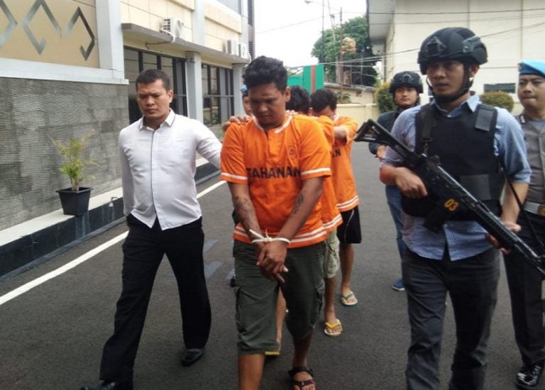 Polisi Tangkap Tiga Pelaku Curat Spesialis Aki Tower Provider
