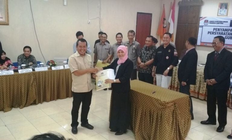 KPU : Arinal-Nunik Bebas Narkoba, Diminta Lengkapi Berkas
