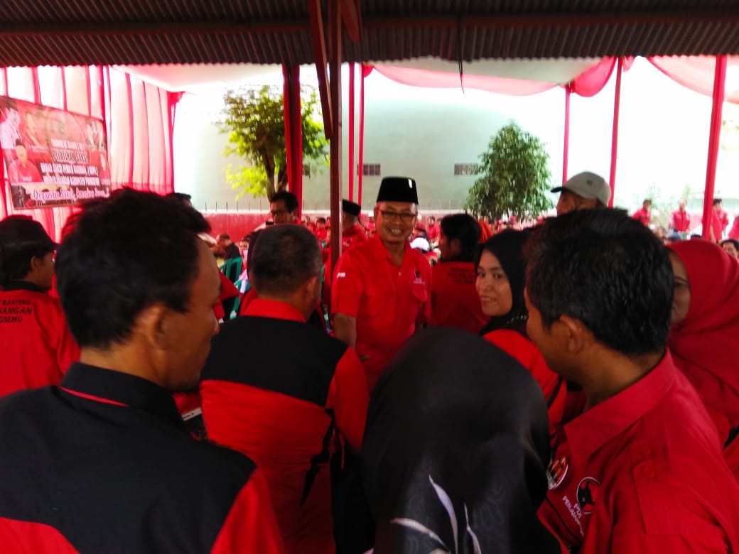 Cawagub Sutono dan PDI Perjuangan Mantapkan Kerja Pemenangan di Pesawaran dan Pringsewu