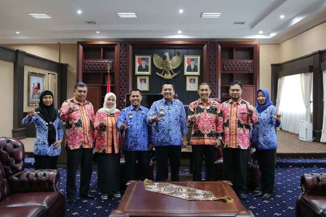 KPID Gelar Audiensi dengan Gubernur Lampung Terkait Penyelenggaraan KPID Award Ke-8
