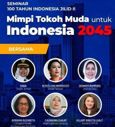 Wagub Chusnunia Jadi Pembicara Seminar 100 Tahun Indonesia &#8220;Mimpi Tokoh Muda untuk Indonesia 2045&#8221; 