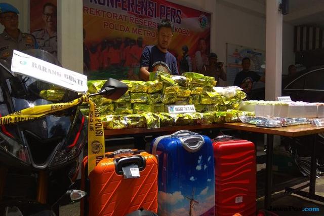 Polisi Gagalkan Pendistribusian 70 kg Shabu dari Jaringan Sindikat Internasional