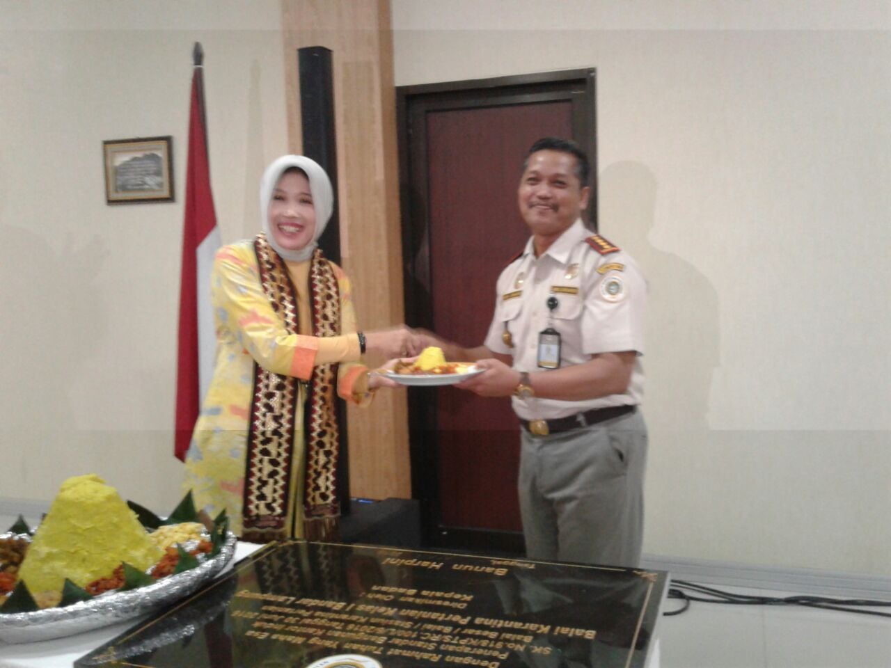 Banun Harpini Resmikan Kantor Balai Karantina Pertanian Kelas 1 Bandarlampung