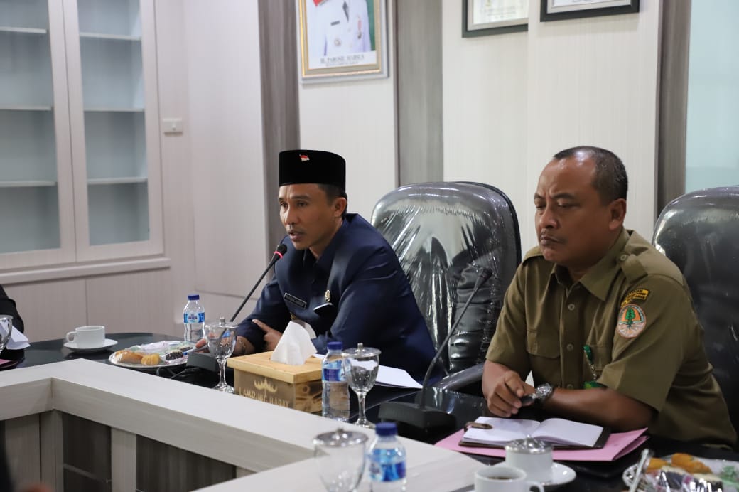 RKT Perjanjian Kerjasama Antara Pemkab Lambar TNBBS di Bahas