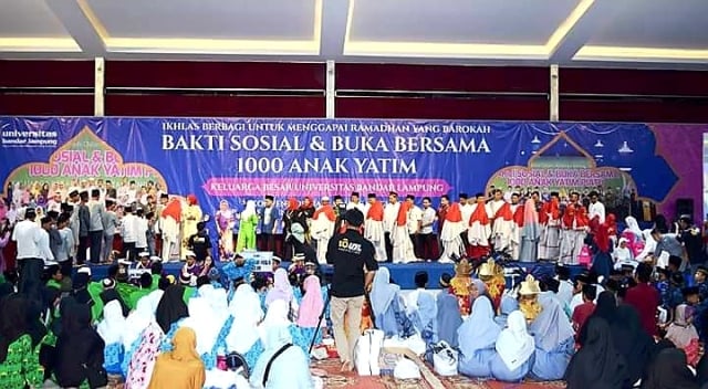 IKB UBL Buka Puasa Bersama 1000 Anak Yatim Panti Asuhan Se-Bandarlampung