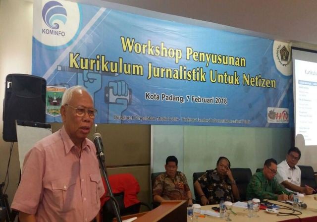 Bagir Manan Minta SJI PWI Ciptakan Netizen Profesional