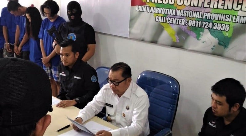 Dua Pekan, BNNP Lampung Tangkap Tujuh Pengedar Sabu, Satu Tewas Tertembak