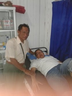 Menteri Agama Disengat Ekor Ikan Pari di Kaltim