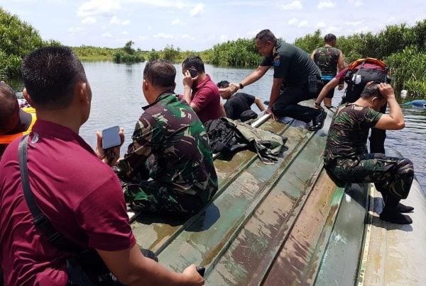 Speadbood Paspampres Tabrakan, Dandim Kuala Kapuas Tewas dan Enam Pegawai Dinas Kehutanan Hilang