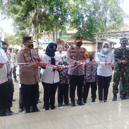 Wakpolres Way Kanan Resmikan Kampung Bakti Negara Sebagai KTN  