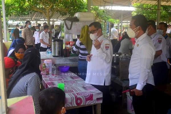 Kembali Dibuka, Bupati Saply Pantau Penerapan Prokes Objek Wisata Kehati