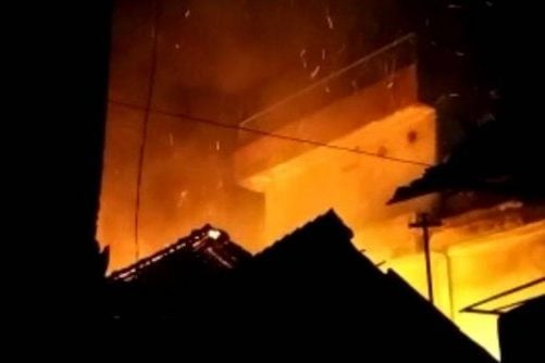 Rumah Milik Warga Panjang Utara Hangus di Lahap Sijago Merah