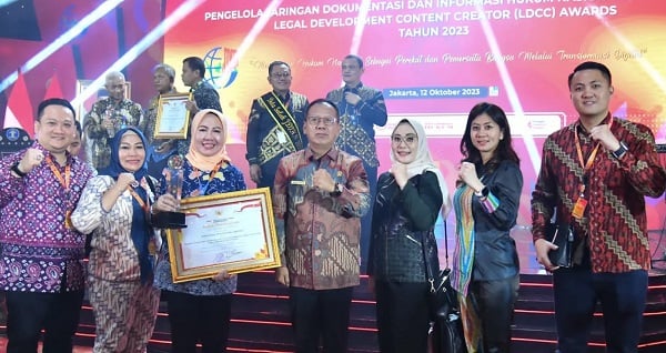 DPRD Lampung 4 Kali Raih Penghargaan Pengelolaan JDIH, Tina Malinda, &#8220;Ini Hasil Kerja Seluruh Jajaran&#8221;