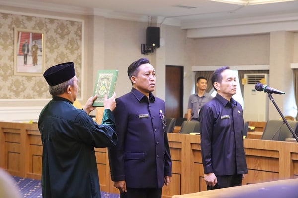 Gubernur Lampung Lantik Dua Pejabat Pimpinan Tinggi Pratama 