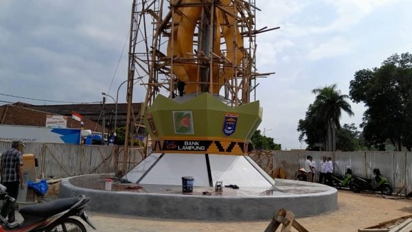 Nataru Nanti Keindahan Tugu Pena Metro Sudah Bisa Disaksikan 