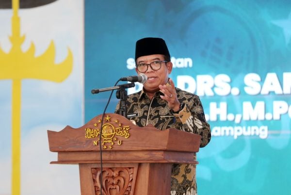 Pj Gubernur Lampung Minta Warga NU Garda Terdepan Pengamanan Pilkada