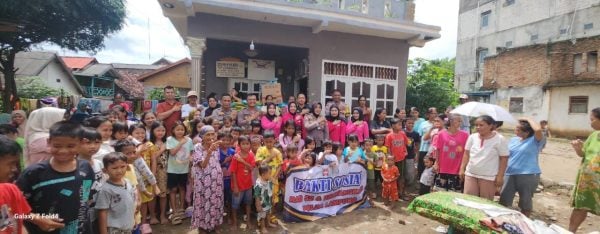 RAD 52 dan Bhayangkari Polda Lampung Salurkan Bantuan untuk Korban Banjir di Telukbetung Selatan