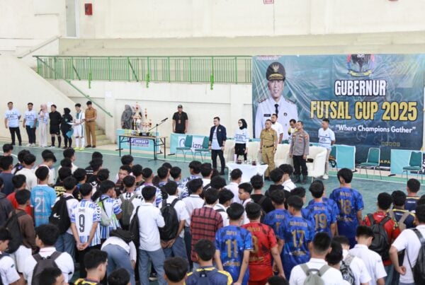 Gubernur Futsal Cup 2025 Resmi Dibuka, Wagub Jihan Tekankan 3 Hal Ini 