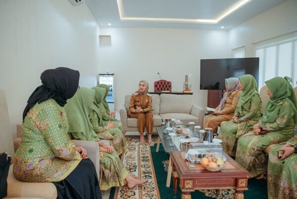 Wagub Jihan Terima Kunjungan PW Muslimat NU Lampung